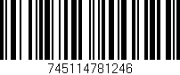 Código de barras (EAN, GTIN, SKU, ISBN): '745114781246'