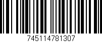 Código de barras (EAN, GTIN, SKU, ISBN): '745114781307'