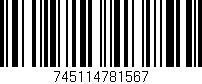 Código de barras (EAN, GTIN, SKU, ISBN): '745114781567'