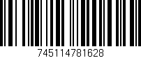 Código de barras (EAN, GTIN, SKU, ISBN): '745114781628'