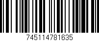 Código de barras (EAN, GTIN, SKU, ISBN): '745114781635'