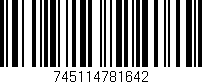Código de barras (EAN, GTIN, SKU, ISBN): '745114781642'