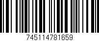 Código de barras (EAN, GTIN, SKU, ISBN): '745114781659'