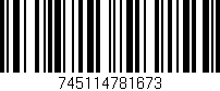 Código de barras (EAN, GTIN, SKU, ISBN): '745114781673'