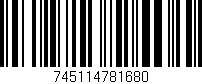Código de barras (EAN, GTIN, SKU, ISBN): '745114781680'