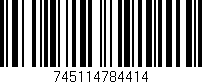 Código de barras (EAN, GTIN, SKU, ISBN): '745114784414'