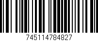 Código de barras (EAN, GTIN, SKU, ISBN): '745114784827'