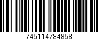 Código de barras (EAN, GTIN, SKU, ISBN): '745114784858'