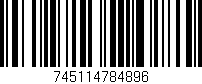 Código de barras (EAN, GTIN, SKU, ISBN): '745114784896'