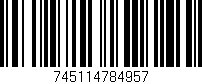 Código de barras (EAN, GTIN, SKU, ISBN): '745114784957'