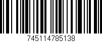 Código de barras (EAN, GTIN, SKU, ISBN): '745114785138'