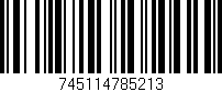 Código de barras (EAN, GTIN, SKU, ISBN): '745114785213'