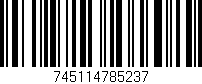 Código de barras (EAN, GTIN, SKU, ISBN): '745114785237'