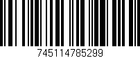 Código de barras (EAN, GTIN, SKU, ISBN): '745114785299'