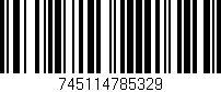 Código de barras (EAN, GTIN, SKU, ISBN): '745114785329'