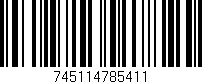 Código de barras (EAN, GTIN, SKU, ISBN): '745114785411'
