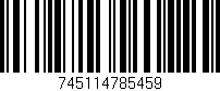 Código de barras (EAN, GTIN, SKU, ISBN): '745114785459'