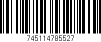 Código de barras (EAN, GTIN, SKU, ISBN): '745114785527'
