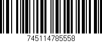 Código de barras (EAN, GTIN, SKU, ISBN): '745114785558'