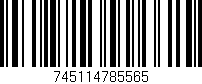 Código de barras (EAN, GTIN, SKU, ISBN): '745114785565'