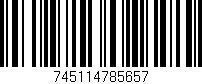 Código de barras (EAN, GTIN, SKU, ISBN): '745114785657'