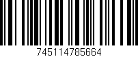 Código de barras (EAN, GTIN, SKU, ISBN): '745114785664'