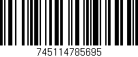 Código de barras (EAN, GTIN, SKU, ISBN): '745114785695'