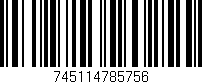 Código de barras (EAN, GTIN, SKU, ISBN): '745114785756'