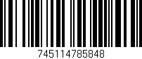 Código de barras (EAN, GTIN, SKU, ISBN): '745114785848'