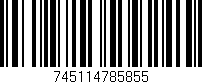 Código de barras (EAN, GTIN, SKU, ISBN): '745114785855'