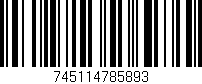Código de barras (EAN, GTIN, SKU, ISBN): '745114785893'