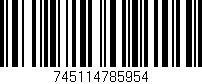 Código de barras (EAN, GTIN, SKU, ISBN): '745114785954'
