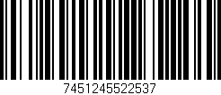 Código de barras (EAN, GTIN, SKU, ISBN): '7451245522537'