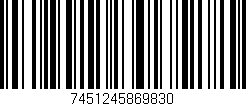 Código de barras (EAN, GTIN, SKU, ISBN): '7451245869830'