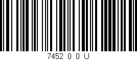 Código de barras (EAN, GTIN, SKU, ISBN): '7452_0_0_U'