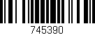 Código de barras (EAN, GTIN, SKU, ISBN): '745390'
