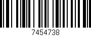 Código de barras (EAN, GTIN, SKU, ISBN): '7454738'