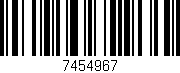 Código de barras (EAN, GTIN, SKU, ISBN): '7454967'