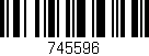 Código de barras (EAN, GTIN, SKU, ISBN): '745596'