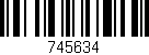 Código de barras (EAN, GTIN, SKU, ISBN): '745634'
