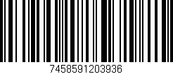 Código de barras (EAN, GTIN, SKU, ISBN): '7458591203936'