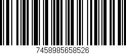 Código de barras (EAN, GTIN, SKU, ISBN): '7458985658526'