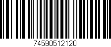 Código de barras (EAN, GTIN, SKU, ISBN): '74590512120'
