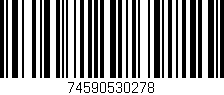 Código de barras (EAN, GTIN, SKU, ISBN): '74590530278'