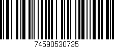 Código de barras (EAN, GTIN, SKU, ISBN): '74590530735'