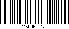 Código de barras (EAN, GTIN, SKU, ISBN): '74590541120'