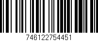 Código de barras (EAN, GTIN, SKU, ISBN): '746122754451'