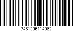 Código de barras (EAN, GTIN, SKU, ISBN): '7461386114362'