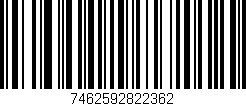Código de barras (EAN, GTIN, SKU, ISBN): '7462592822362'