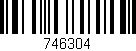 Código de barras (EAN, GTIN, SKU, ISBN): '746304'